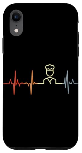Vintage Bäcker Kardiogramm Bäckereiangestellte Pulsschlag Hülle für iPhone XR von Witzige Bäckereiangestellte Grafik Shirts