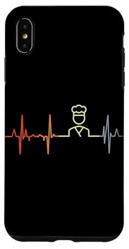 Vintage Bäcker Kardiogramm Bäckereiangestellte Pulsschlag Hülle für iPhone XS Max von Witzige Bäckereiangestellte Grafik Shirts