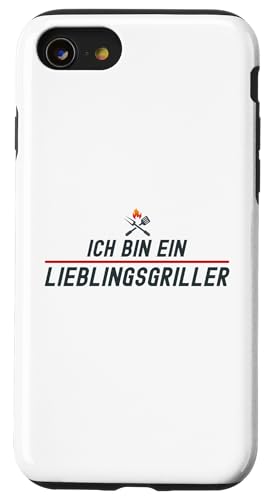 Lieblingsgriller Grillfans Grill Gadgets Grillliebhaber Hülle für iPhone SE (2020) / 7 / 8 von Witzige Geschenke für Grillfans & Grillliebhaber