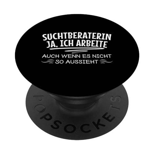 Suchtberaterin Lustige Arbeiter Suchtberaten PopSockets mit austauschbarem PopGrip Suchtberaterin Lustige Arbeiter Suchtberaten PopSockets mit austauschbarem PopGrip von Witzige Jobs Designsammlung