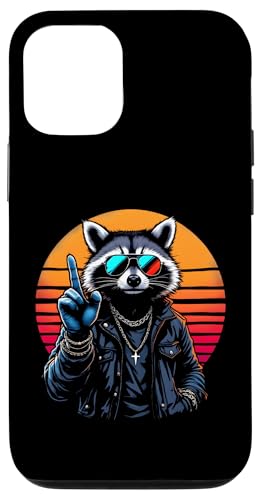 Rock Musik Outfit Retro Vintage Design Lustiges Waschbär Hülle für iPhone 12/12 Pro Rock Musik Outfit Retro Vintage Design Lustiges Waschbär Hülle für iPhone 12/12 Pro von Witzige Waschbär Rock Grafik Herren Damen Kinder