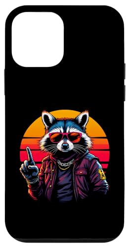 Rock Musik Outfit Retro Vintage Design Lustiges Waschbär Hülle für iPhone 12 mini Rock Musik Outfit Retro Vintage Design Lustiges Waschbär Hülle für iPhone 12 mini von Witzige Waschbär Rock Grafik Herren Damen Kinder