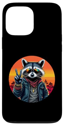 Rock Musik Outfit Retro Vintage Design Lustiges Waschbär Hülle für iPhone 13 Pro Max Rock Musik Outfit Retro Vintage Design Lustiges Waschbär Hülle für iPhone 13 Pro Max von Witzige Waschbär Rock Grafik Herren Damen Kinder