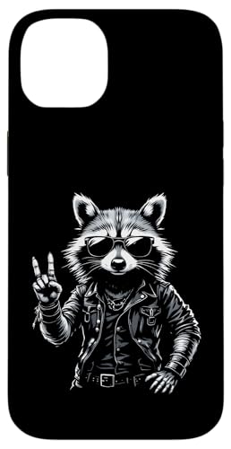 Rock Musik Outfit Retro Vintage Design Lustiges Waschbär Hülle für iPhone 14 Plus Rock Musik Outfit Retro Vintage Design Lustiges Waschbär Hülle für iPhone 14 Plus von Witzige Waschbär Rock Grafik Herren Damen Kinder