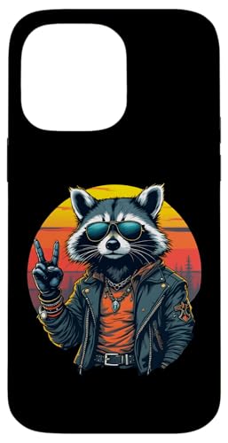 Rock Musik Outfit Retro Vintage Design Lustiges Waschbär Hülle für iPhone 14 Pro Max Rock Musik Outfit Retro Vintage Design Lustiges Waschbär Hülle für iPhone 14 Pro Max von Witzige Waschbär Rock Grafik Herren Damen Kinder