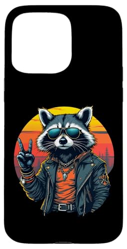 Rock Musik Outfit Retro Vintage Design Lustiges Waschbär Hülle für iPhone 15 Pro Max Rock Musik Outfit Retro Vintage Design Lustiges Waschbär Hülle für iPhone 15 Pro Max von Witzige Waschbär Rock Grafik Herren Damen Kinder
