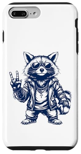 Rock Musik Outfit Retro Vintage Design Lustiges Waschbär Hülle für iPhone 7 Plus/8 Plus Rock Musik Outfit Retro Vintage Design Lustiges Waschbär Hülle für iPhone 7 Plus/8 Plus von Witzige Waschbär Rock Grafik Herren Damen Kinder