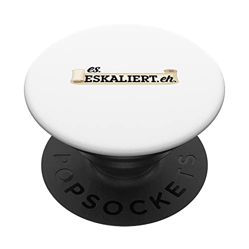 Es Eskaliert Eh Spruch Geschenk Techno Partys Geschenkidee J PopSockets mit austauschbarem PopGrip von Witzige und Lustige Sprüche
