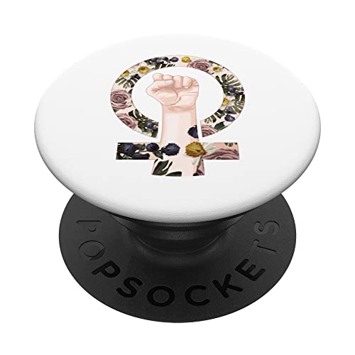 Feminismus Spruch Geschenk Sexismus Gleichberichtigung Faust PopSockets mit austauschbarem PopGrip von Witzige und Lustige Sprüche