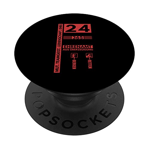 Freiwillige Feuerwehr Spruch geschenk Feuerwehrmann PopSockets mit austauschbarem PopGrip von Witzige und Lustige Sprüche