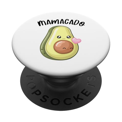 Mamacado Spruch Geschenk Werdene Mutter Avocado NIedliche Gr PopSockets mit austauschbarem PopGrip von Witzige und Lustige Sprüche