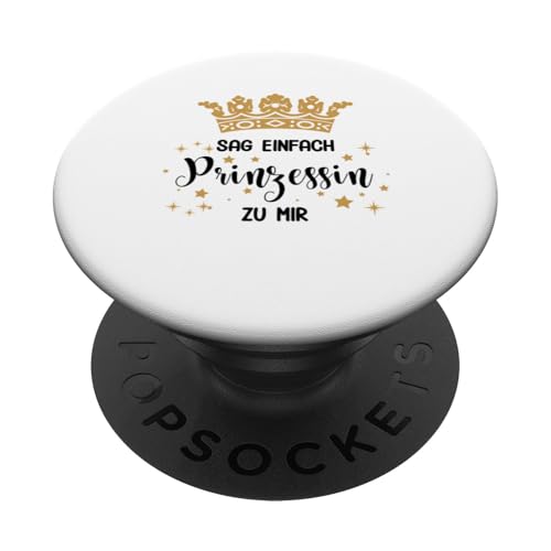 Spruch Prinzessin Geschenk Mädchen Jugendliche Tochter Lusti PopSockets mit austauschbarem PopGrip von Witzige und Lustige Sprüche