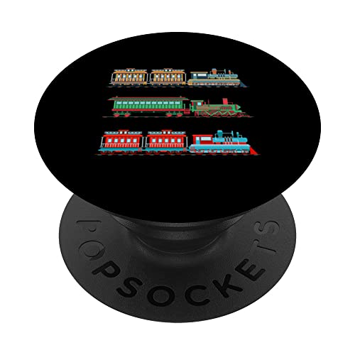 Züge Spruch Geschenk Eisenbahner Lokführer Spruch Lokomotive PopSockets mit austauschbarem PopGrip von Witzige und Lustige Sprüche