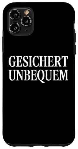 GESICHERT UNBEQUEM – Mutig und Selbstbewusst Hülle für iPhone 11 Pro Max GESICHERT UNBEQUEM – Mutig und Selbstbewusst Hülle für iPhone 11 Pro Max von Witziges Geschenk für starke Persönlichkeiten
