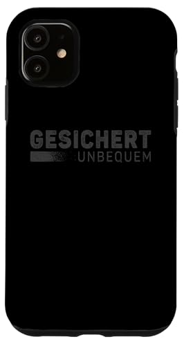 GESICHERT UNBEQUEM – Mutig und Selbstbewusst Hülle für iPhone 11 von Witziges Geschenk für starke Persönlichkeiten