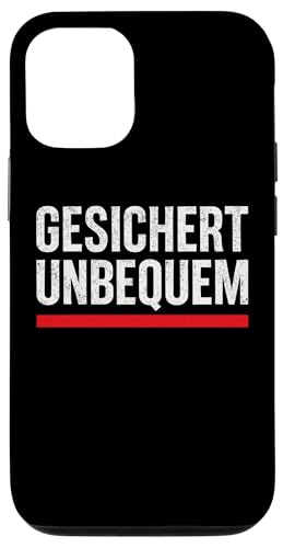 GESICHERT UNBEQUEM – Mutig und Selbstbewusst Hülle für iPhone 12/12 Pro GESICHERT UNBEQUEM – Mutig und Selbstbewusst Hülle für iPhone 12/12 Pro von Witziges Geschenk für starke Persönlichkeiten