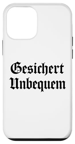 GESICHERT UNBEQUEM – Mutig und Selbstbewusst Hülle für iPhone 12 mini von Witziges Geschenk für starke Persönlichkeiten