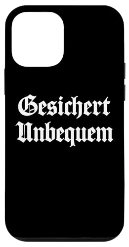 GESICHERT UNBEQUEM – Mutig und Selbstbewusst Hülle für iPhone 12 mini von Witziges Geschenk für starke Persönlichkeiten