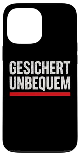 GESICHERT UNBEQUEM – Mutig und Selbstbewusst Hülle für iPhone 13 Pro Max GESICHERT UNBEQUEM – Mutig und Selbstbewusst Hülle für iPhone 13 Pro Max von Witziges Geschenk für starke Persönlichkeiten