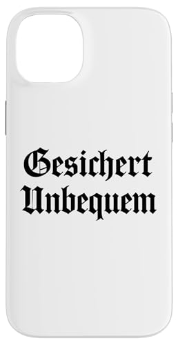 GESICHERT UNBEQUEM – Mutig und Selbstbewusst Hülle für iPhone 14 Plus GESICHERT UNBEQUEM – Mutig und Selbstbewusst Hülle für iPhone 14 Plus von Witziges Geschenk für starke Persönlichkeiten