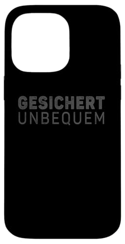 GESICHERT UNBEQUEM – Mutig und Selbstbewusst Hülle für iPhone 14 Pro Max GESICHERT UNBEQUEM – Mutig und Selbstbewusst Hülle für iPhone 14 Pro Max von Witziges Geschenk für starke Persönlichkeiten