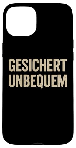 GESICHERT UNBEQUEM – Mutig und Selbstbewusst Hülle für iPhone 15 Plus GESICHERT UNBEQUEM – Mutig und Selbstbewusst Hülle für iPhone 15 Plus von Witziges Geschenk für starke Persönlichkeiten