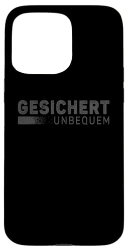 GESICHERT UNBEQUEM – Mutig und Selbstbewusst Hülle für iPhone 15 Pro Max GESICHERT UNBEQUEM – Mutig und Selbstbewusst Hülle für iPhone 15 Pro Max von Witziges Geschenk für starke Persönlichkeiten