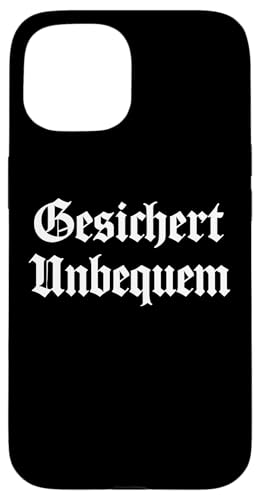 GESICHERT UNBEQUEM – Mutig und Selbstbewusst Hülle für iPhone 15 GESICHERT UNBEQUEM – Mutig und Selbstbewusst Hülle für iPhone 15 von Witziges Geschenk für starke Persönlichkeiten