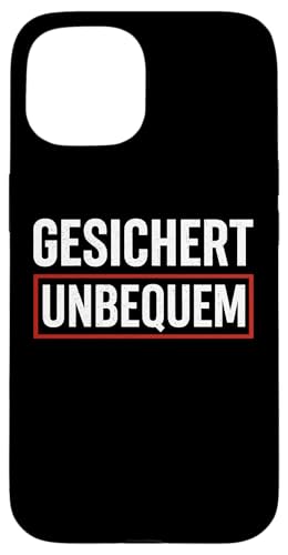 GESICHERT UNBEQUEM – Mutig und Selbstbewusst Hülle für iPhone 15 GESICHERT UNBEQUEM – Mutig und Selbstbewusst Hülle für iPhone 15 von Witziges Geschenk für starke Persönlichkeiten