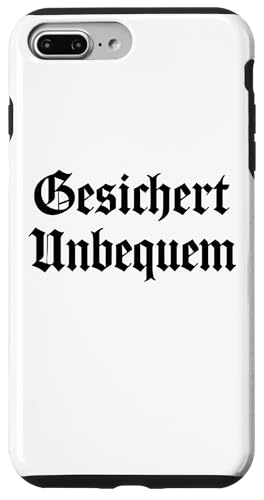 GESICHERT UNBEQUEM – Mutig und Selbstbewusst Hülle für iPhone 7 Plus/8 Plus GESICHERT UNBEQUEM – Mutig und Selbstbewusst Hülle für iPhone 7 Plus/8 Plus von Witziges Geschenk für starke Persönlichkeiten