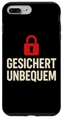 GESICHERT UNBEQUEM – Mutig und Selbstbewusst Hülle für iPhone 7 Plus/8 Plus GESICHERT UNBEQUEM – Mutig und Selbstbewusst Hülle für iPhone 7 Plus/8 Plus von Witziges Geschenk für starke Persönlichkeiten