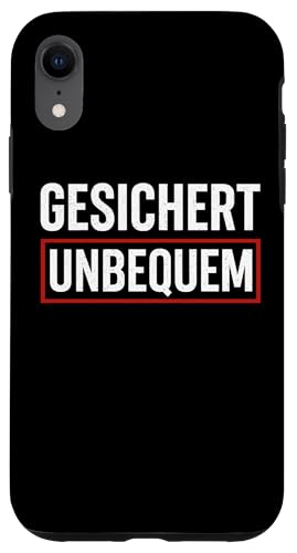 GESICHERT UNBEQUEM – Mutig und Selbstbewusst Hülle für iPhone XR GESICHERT UNBEQUEM – Mutig und Selbstbewusst Hülle für iPhone XR von Witziges Geschenk für starke Persönlichkeiten