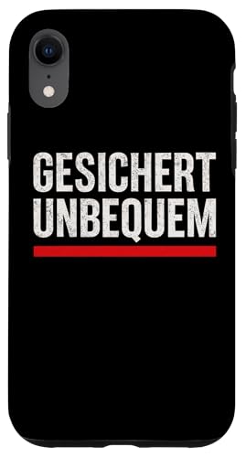 GESICHERT UNBEQUEM – Mutig und Selbstbewusst Hülle für iPhone XR GESICHERT UNBEQUEM – Mutig und Selbstbewusst Hülle für iPhone XR von Witziges Geschenk für starke Persönlichkeiten