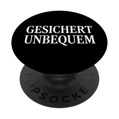 GESICHERT UNBEQUEM – Mutig und Selbstbewusst PopSockets Klebender PopGrip GESICHERT UNBEQUEM – Mutig und Selbstbewusst PopSockets Klebender PopGrip von Witziges Geschenk für starke Persönlichkeiten