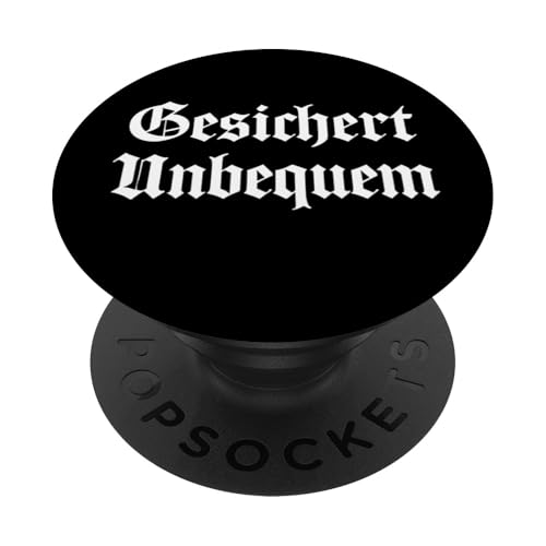 GESICHERT UNBEQUEM – Mutig und Selbstbewusst PopSockets Klebender PopGrip GESICHERT UNBEQUEM – Mutig und Selbstbewusst PopSockets Klebender PopGrip von Witziges Geschenk für starke Persönlichkeiten