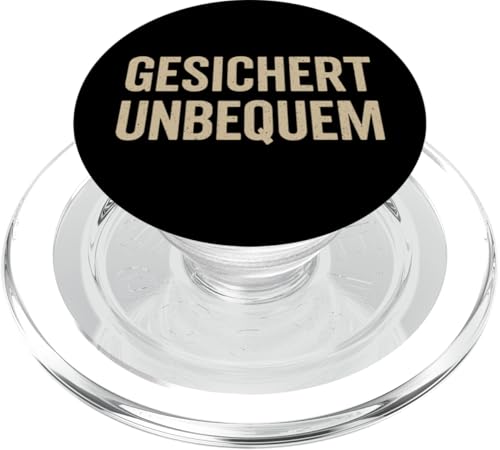GESICHERT UNBEQUEM – Mutig und Selbstbewusst PopSockets PopGrip für MagSafe GESICHERT UNBEQUEM – Mutig und Selbstbewusst PopSockets PopGrip für MagSafe von Witziges Geschenk für starke Persönlichkeiten