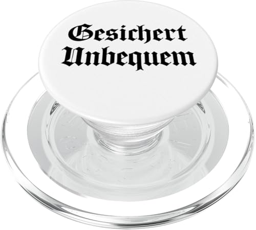 GESICHERT UNBEQUEM – Mutig und Selbstbewusst PopSockets PopGrip für MagSafe GESICHERT UNBEQUEM – Mutig und Selbstbewusst PopSockets PopGrip für MagSafe von Witziges Geschenk für starke Persönlichkeiten