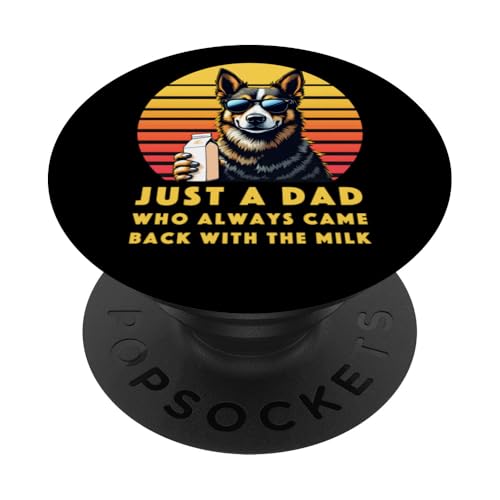 Lustiges Vatertag Outfit für Milch Trinker Papa Vater Outfit PopSockets Klebender PopGrip Lustiges Vatertag Outfit für Milch Trinker Papa Vater Outfit PopSockets Klebender PopGrip von Witziges Milch Papa I Dad Humor Grafik I Vatertag