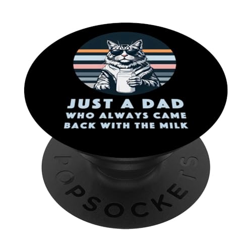 Lustiges Vatertag Outfit für Milch Trinker Papa Vater Outfit PopSockets Klebender PopGrip Lustiges Vatertag Outfit für Milch Trinker Papa Vater Outfit PopSockets Klebender PopGrip von Witziges Milch Papa I Dad Humor Grafik I Vatertag