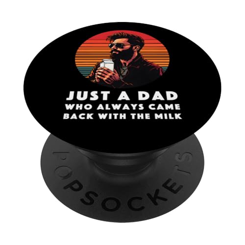 Lustiges Vatertag Outfit für Milch Trinker Papa Vater Outfit PopSockets Klebender PopGrip Lustiges Vatertag Outfit für Milch Trinker Papa Vater Outfit PopSockets Klebender PopGrip von Witziges Milch Papa I Dad Humor Grafik I Vatertag