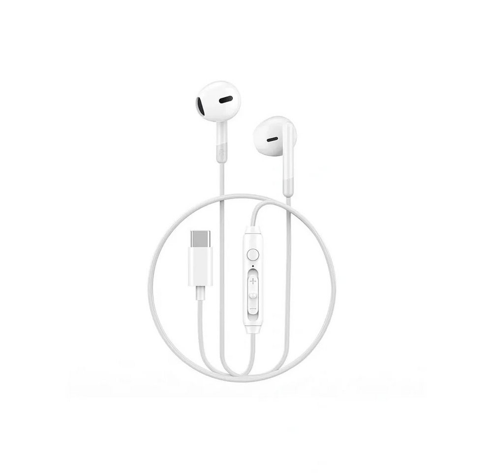 Wiwu WiWU Kabelgebundene Stereo-Kopfhörer EB314 USB C - weiß In-Ear Kopfhörer Wiwu WiWU Kabelgebundene Stereo-Kopfhörer EB314 USB C - weiß In-Ear Kopfhörer von Wiwu