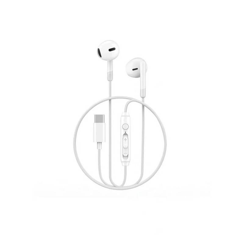 Wiwu WiWU Kabelgebundene Stereo-Kopfhörer EB314 USB C - weiß In-Ear Kopfhörer von Wiwu
