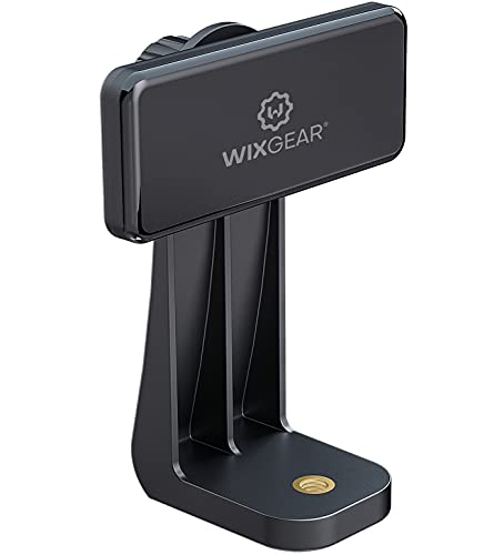 WixGear Magnetische Stativhalterung, starke Handyhalterung für Stativ, kompatibel mit iPhone und Android-Geräten von WixGear