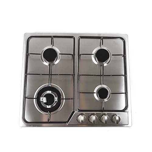 23 Zoll Gaskochfeld 4 Flammen Edelstahl Einbau Für Erdgas Propangas Gasherd Gaskocher NG/LPG 58 * 50 cm Küche Haushalt 23 Zoll Gaskochfeld 4 Flammen Edelstahl Einbau Für Erdgas Propangas Gasherd Gaskocher NG/LPG 58 * 50 cm Küche Haushalt von Wiyuer