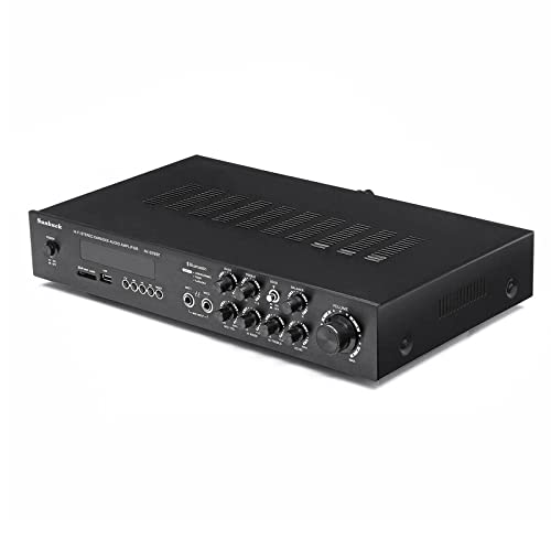 Verstärker mit Bluetooth 600w Digital 5 Kanal FM USB Stereo HiFi Vollverstärker Einstellbare Mikrofonlautstärke FüR HiFi Heimkino Oder Kleine Pa Und Karaoke Verstärker mit Bluetooth 600w Digital 5 Kanal FM USB Stereo HiFi Vollverstärker Einstellbare Mikrofonlautstärke FüR HiFi Heimkino Oder Kleine Pa Und Karaoke von Wiyuer