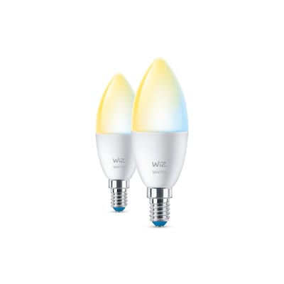 WiZ 40W E14 Kerzenform Tunable White Doppelpack von Wiz