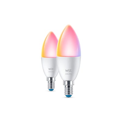 WiZ 40W E14 Kerzenform Tunable White & Color Doppelpack von Wiz