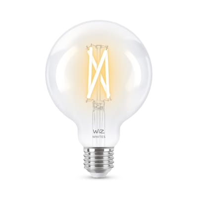 WiZ 60W E27 Globeform Filament Clear (TW) Einzelpack von Wiz