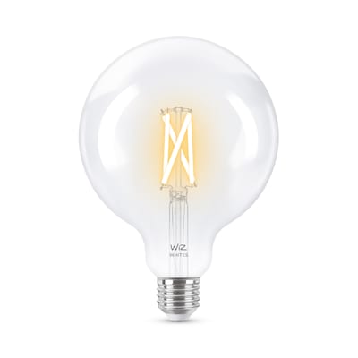 WiZ 60W E27 Globeform Filament Clear (TW) Einzelpack von Wiz