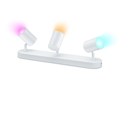 WiZ IMAGEO Spots Deckenleuchte Tunable White & Color 3x5W Weiß Einzelpack von Wiz
